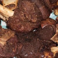 Goat Meat With Your Side Choice · Fresh Goat meat prepared with authentic herbs and spices.