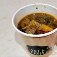 Pepper_Soup (Small) · Spicy soup made with authentic Nigerian herbs and a combination of meats (goat, cow foot, & ...