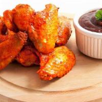 4Pcs Whole Chicken Wings · Wings only. Add extra wings, bleu cheese and ranch & extra sauce.