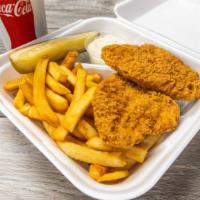 #10 Chicken Patty With Fries And 20 Oz. Soda · A special combo that includes two chicken patties, fries, a side of ranch, and either a medi...
