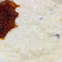 Arroz Con Leche /Rice Pudín  · Con miel de chiverre