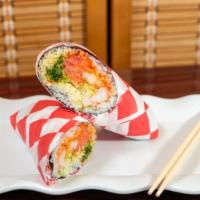 Make Your Own Sushi Burrito · Your choice of 6 ingredients.