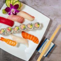 Sushi Combo · 6 pcs sushi & 6 pcs california roll.