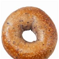 Blueberry Bagel · Succulent blueberries in a warm bagel bring a taste of summer any day of the year.