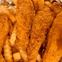 Child'S Chicken Strips · 5 Chicken Strips with French fries