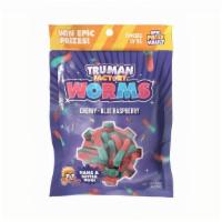 Cherry - Blue Raspberry Worms (4.7Oz) · Truman Factory Worms combine mouth-watering flavors of cherry and blue raspberry into every ...