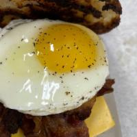 Bacon Egg & Cheese · Served on a fresh English Muffin