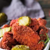 Carolina Reaper Buffalo Wings · Deep-fried chicken wings tossed in our super hot Carolina reaper buffalo sauce. Comes with y...