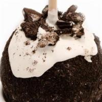 Oreo · Caramel apple covered in white chocolate rolled in crushed Oreo cookies and finish it off by...