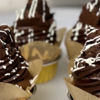 Chocolate Thunder Cupcake  · TRIPLE chocolate cupcake chocolate BUTTERCREAM TOPPED WITH OUR ROYAL BROWNIE OOOOO SO YUMMY
