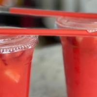 Royal Strawberry Fuzz · Try Our New Ice cold refreshing drink Strawberry Flavored with Pineapples and Strawberries