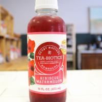 Tea-Biotic'S Kombucha, 16 Oz (Select Flavor) · Locally Brewed Tea-Biotics Kombucha. Vegan, Organic, GMO-Free. Comes in glass bottle.
