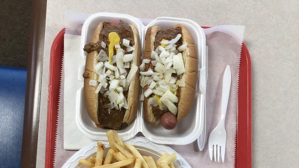 Hot Dog · Plain hot dog in a bun.