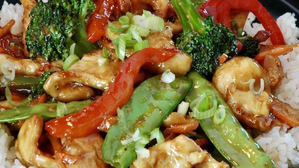 Sf Signature Stir Fry · Chose your protein, veggie mix, sauce and rice or noodle