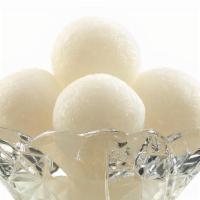 Malai Rasogolla (2 Pcs.) · It is made from ball shaped dumplings of chhena (an Indian Cottage cheese) and semolina doug...