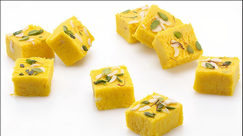 Khoya Kesar Burfi (1 Lb) · Khoya Sweets