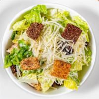 Caesar Salad ( Small/ Large) · Fresh romaine lettuce, crouton, parmesan cheese, Caesar dressing