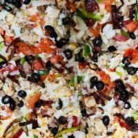 Everything Pizza (Medium) · 11 toppings pizza. Add topping for an additional charge.