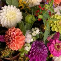 Market Bouquet · A seasonal mixed bouquet of cut flowers, all grown locally in Fulton, MD.