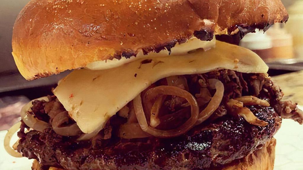 Dtf · 1/2 pound Fresh Angus Beef - Shaved Ribeye
Grilled Onion - Sautéed Shroom - Pepper Jack Cheese - Mayo