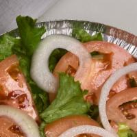 Small Tossed Salad · Lettuce, tomatoes, onion (comes with Italian dressing on the side)
