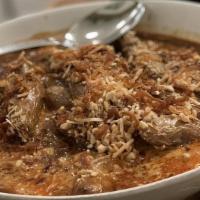Massaman Curry · Vegetarian, gluten free. Kang massaman - fingerling potato, grilled cabbage, yellow onions, ...