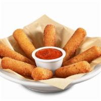 Mozzarella Cheese Sticks · 8 Mozzarella cheese sticks. Served with your choice of dipping sauce.
