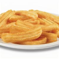 Wavy Cut French Fries · Side of wavy cut French Fries.