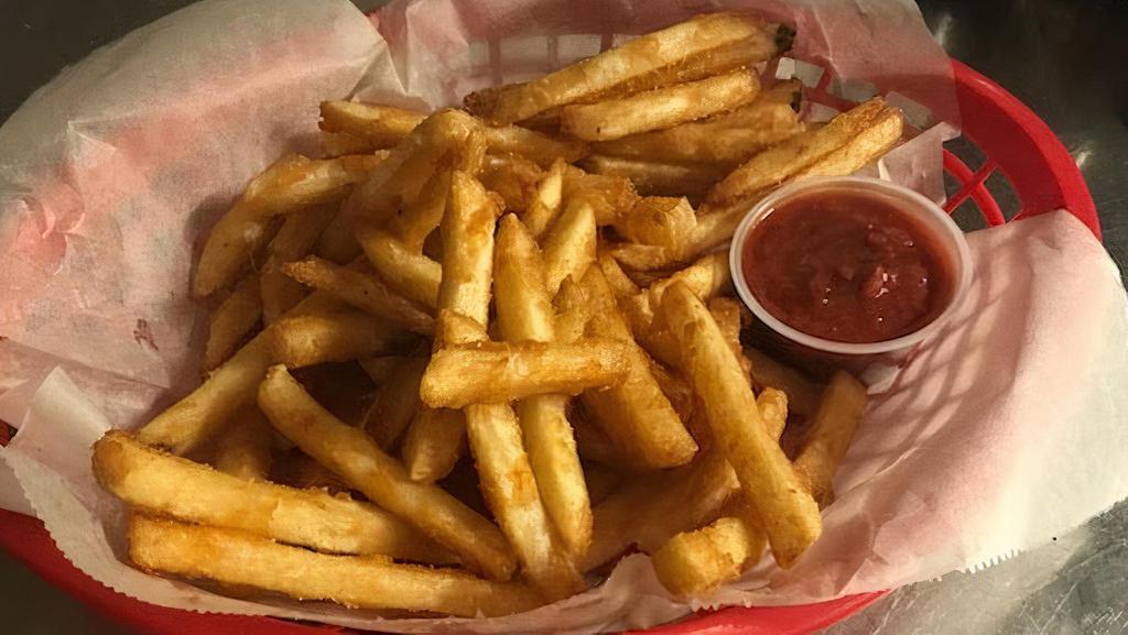 French Fries Basket · Basket of French Fries. Served with Ketchup.