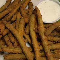 Fried Green Beans · Basket of Fried Green Beans. Served with Ranch dressing.