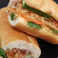 Tofu Mixed Banh Mi · banh mi (baguette) are made from scratch and bake fresh daily and filled bánh mì with our ma...