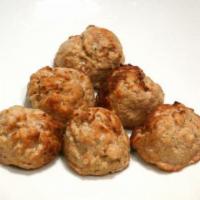 6 Piece Meatballs · Served with choice of sauce. indicate if you want them plain, in BBQ sauce, in Hot sauce, in...
