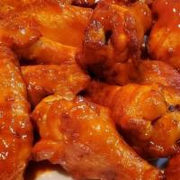 20Pc Chicken Wings · Choose 2 flavors and 2 ranch or 2 bleu cheese