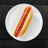 Good Old Dog · Hot dog served on a fluffy hot dog bun.