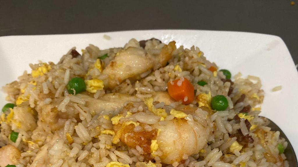 House Special Fried Rice · Mixed Shrimp, Beef and Chicken with Fried Rice
