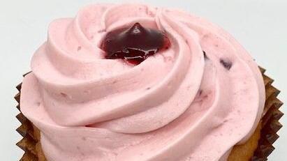 Strawberry Cupcake · Favorite. With strawberry buttercream.