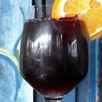 Blood Red Sangria · House Made Sangria, A Blend of Merlot, Rum, Pineapple and other Tropical Fruits