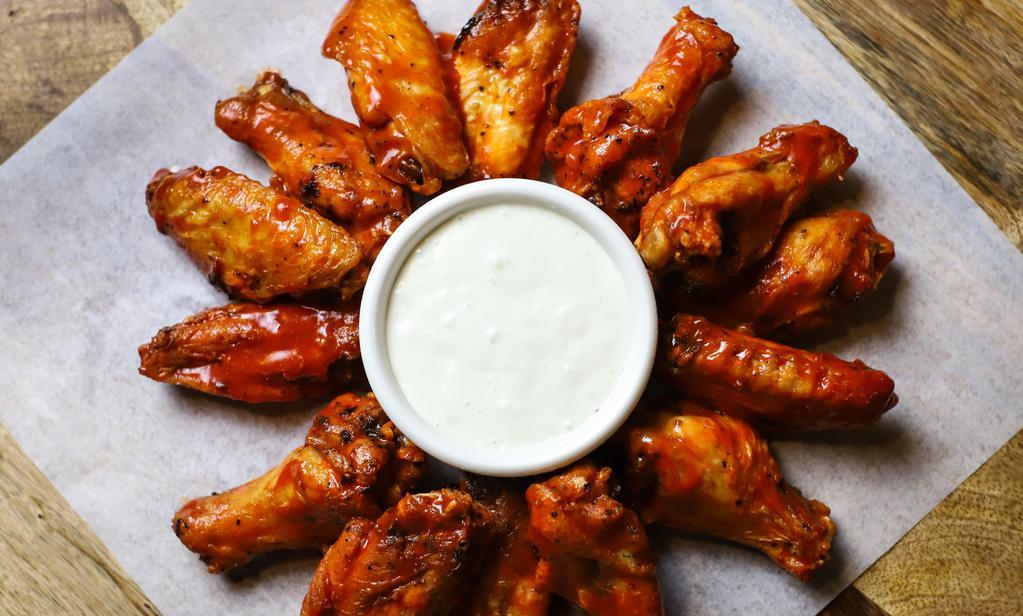 Buffalo Wings · Served with celery sticks and blue cheese. One flavor only!