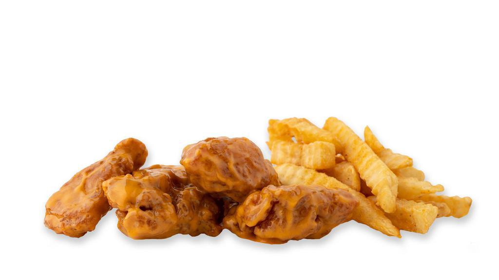 Kids: Boneless Wings · 4 boneless wings tossed in any of our Signature Sauces