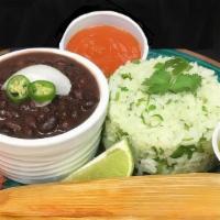 16Oz Family Style Black Beans · Black Beans - perfectly boiled black beans seasoned with pork, salt, and other ingredients.