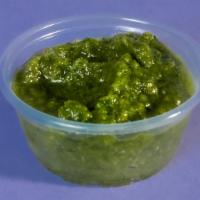 Extra Green Chutney · Caution - our signature green chutney could change your life. Made from cilantro, onions, ga...