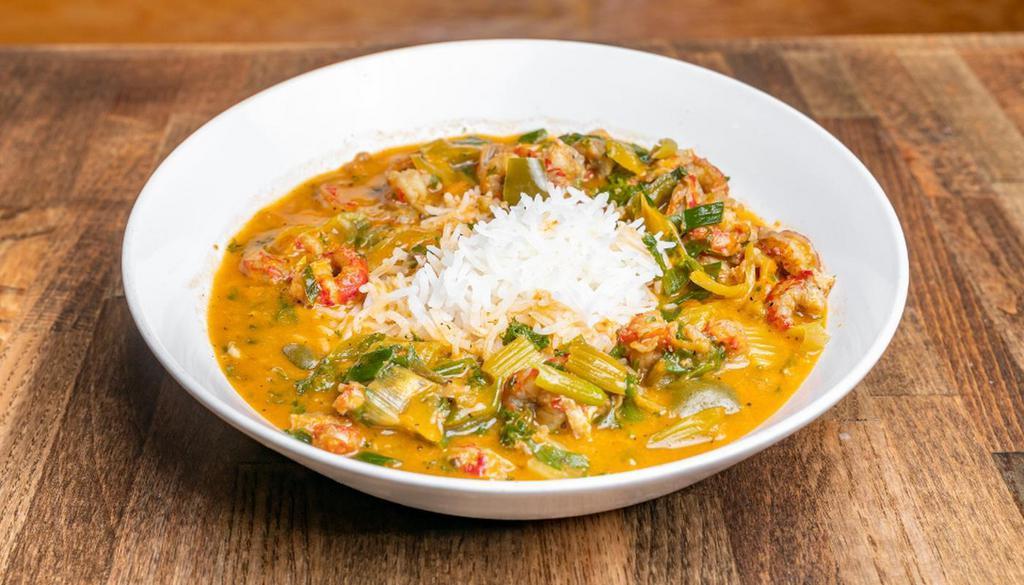 Crawfish Etouffe · A thick New Orleans stew, seasoned to perfection and chock full of delicious, plump crawfish served over rice.