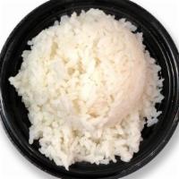 Rice · Steamed white rice.