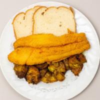 Fried Fish Platter · Comes with a choice of fried potatoes, 2 eggs or grits. Extra fish for an additional cost.