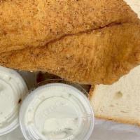 Lil Smitty Catfish Sandwich · 1 piece of fried catfish and your choice of 2 pieces of white or wheat bread.