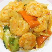 Curry Shrimp With Onion(Spicy)Lg · Spicy.