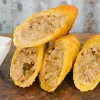 Cheese Steak Egg Rolls (2)  · Deep fried and served with sriracha ketchup.