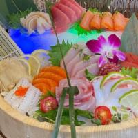Sashimi For 2 · 36 pieces of assorted chef's choice sashimi.