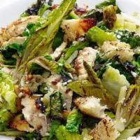 Chicken Caesar Salad · Romaine, Lettuce tossed with Caesar dressing, croutons Parmesan cheese, and hot chicken brea...
