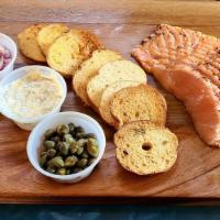 Smoked Salmon · Dill, capers, remoulade, toast points.